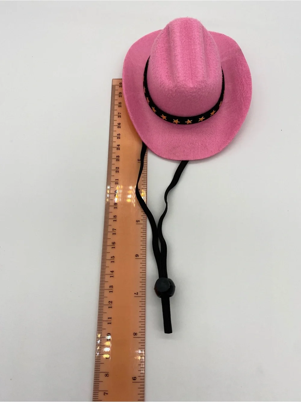 Pink Pet Cowboy Hat with Adjustable Elastic Band For Small Dogs And Cats